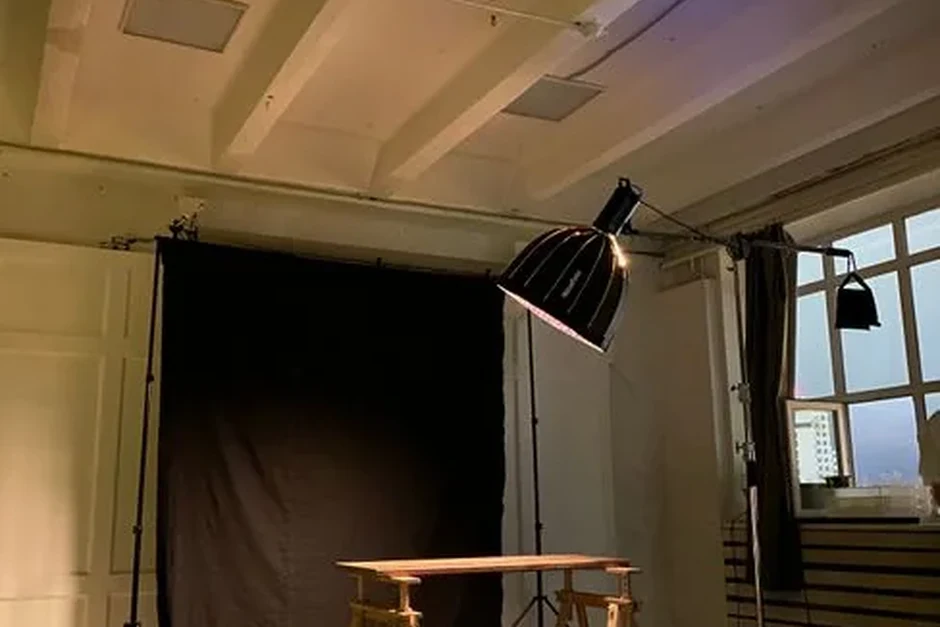 Espace studio pour une séance photo ou une production vidéo